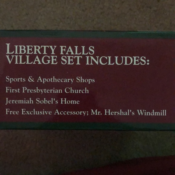 Liberty Falls Collection Village- Set of 4 - Picture 2 of 3